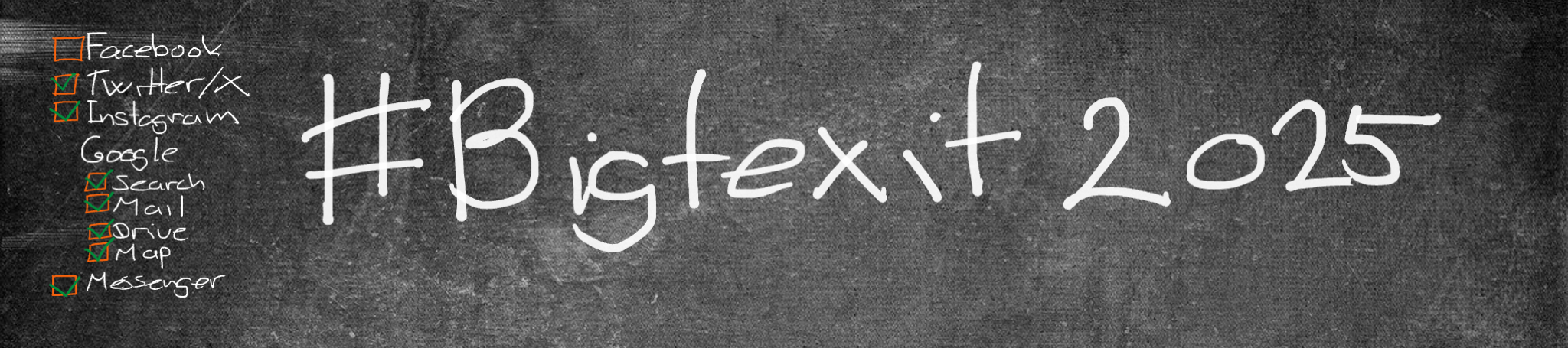 #Bigtexit25 New Year's resolution for 2025